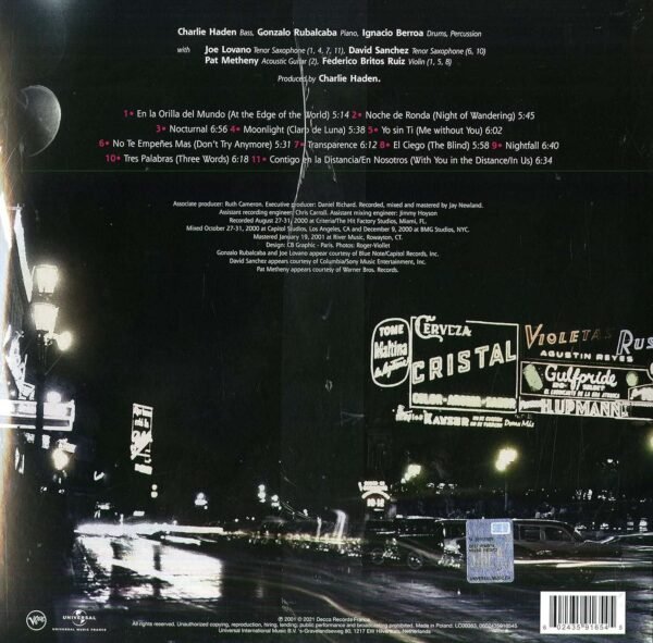Charlie Haden Nocturne 2LP PLAK