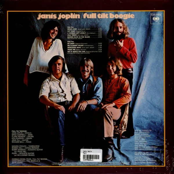 Janis Joplin Pearl PLAK
