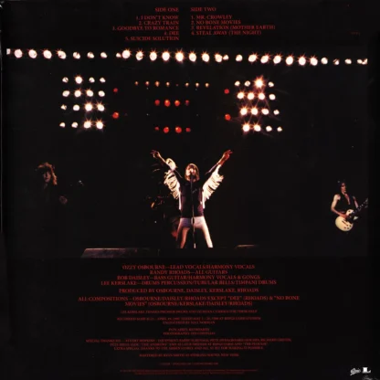 Ozzy Osbourne – Blizzard of Ozz (Red Swirl Vinyl) - Görsel 2