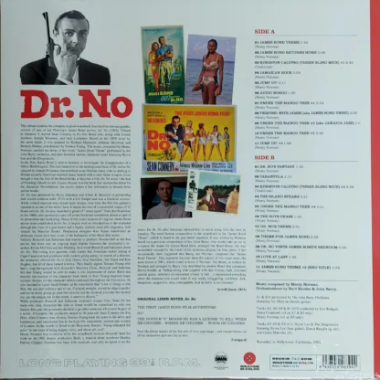 Dr. No (Feat. John Barry & Byron Lee) (Limited Solid Red Vinyl) - Görsel 2
