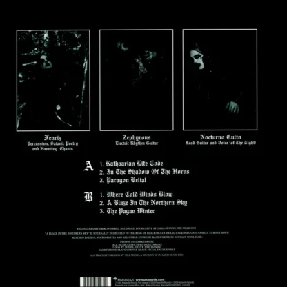 Darkthrone - A Blaze In A Northern Sky LP - Görsel 2