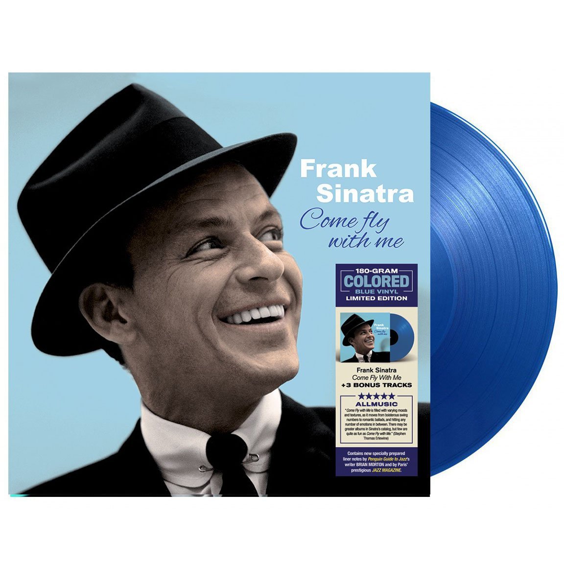 Frank Sinatra - Come Fly With Me (+3 Bonus Tracks) (Solid Blue Vinyl)Limited edition