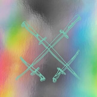 XIU XIU - 13" FRANK BELTRAME ITALIAN STILETTO WITH BISON HORN GRIP (MINT GREEN VINYL)