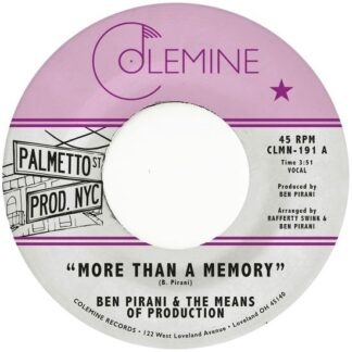 Ben Pirani - More Than A Memory 1LP