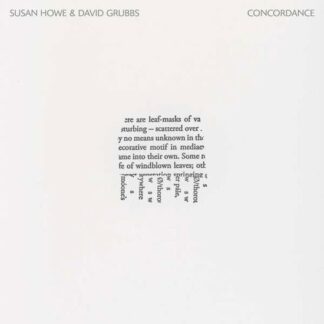 Susan Howe & David Grubbs - Concordance 1LP