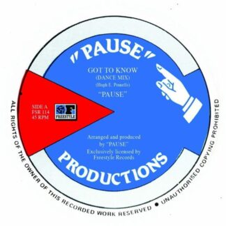 Pause - Got to Know 1LP