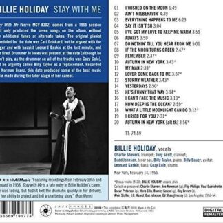 Billie Holiday - Stay With Me (+4 Bonus Tracks) (Limited Edition) 1LP