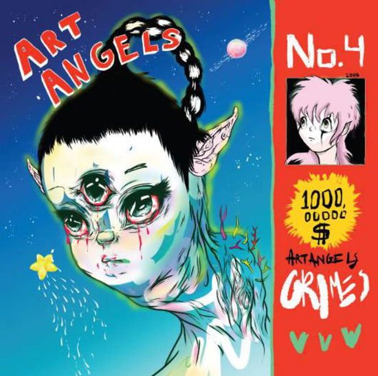 GRIMES - ART ANGELS 1LP GATEFOLD COVER W/5 FULL COLOUR 2-SIDED 12" POSTERS