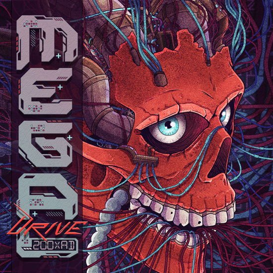 Mega Drive - 200xad (2lp Aqua Blue & Bloody Red Swirl) 2LP