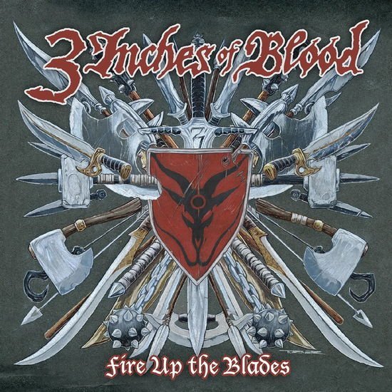 3 INCHES OF BLOOD - FIRE UP THE BLADE 2LP CRIMSON FIRE