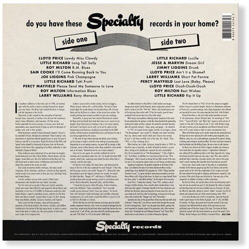 Rip It Up: the Best of Specialty Records / Various - Rip It Up: the Best of Specialty Records 1LP