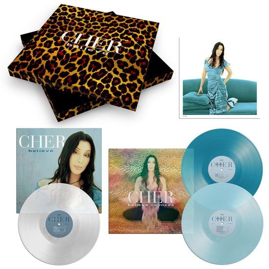 CHER - BELIEVE (25TH.ANN.DELUXE) 3LP 25TH ANNIVERSARY CLEAR/SEA BLUE/LIGHT BLUE VINYL