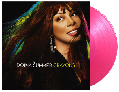 SUMMER, DONNA - CRAYONS 1LP 180G/4P BOOKLET/15TH ANN/2000CPS TRANSLUCENT PINK VINYL