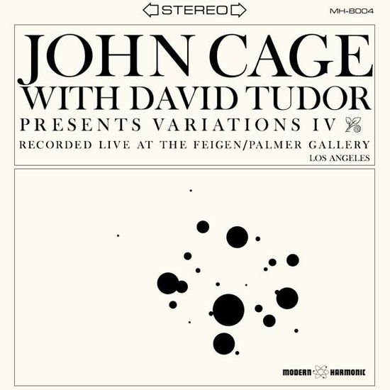 John Cage with David Tudor - Variations IV (Clear Vinyl) 1LP