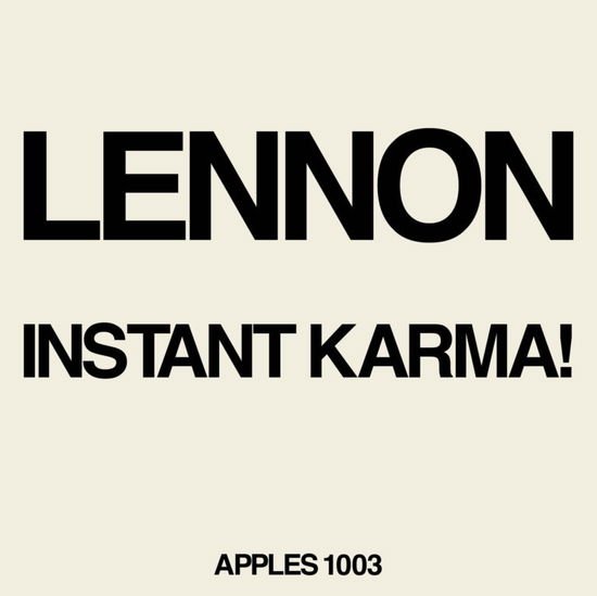 John Lennon - RSD 2020 - Instant Karma! (2020 Ultimate Mixes) (Lp) 1LP