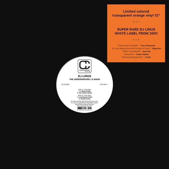 Dj Linus - Underground / U-Bahn 1LP