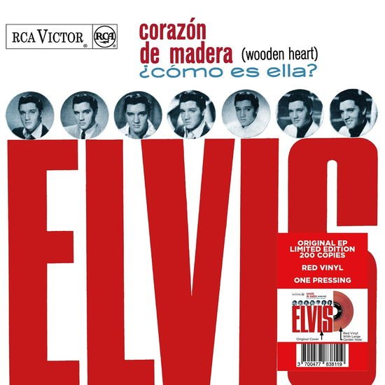 Elvis Presley - Etranger No. 13 - Corazon De Madera (Espagne) (Red Vinyl) 1LP