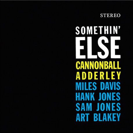 Cannonball Adderley - Somethin Else 1LP