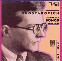 Victoria Evtodieva / Liudmila Shkirtil / Mikhail Lukonin / Fyodor Kuznetsov / Yury Serov - Shostakovichcomplete Songs 19221942 1CD