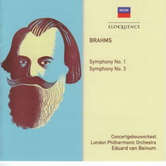 Eduard Van Beinum - Brahms: Symphonies Nos. 1 & 3 1CD