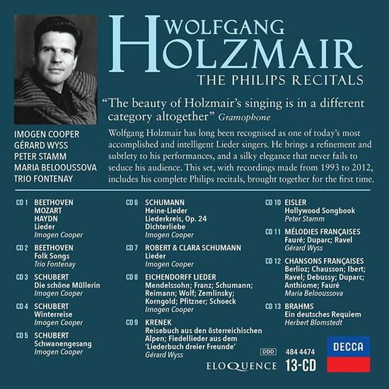 Wolfgang Holzmair - Philips Recitals 13CD