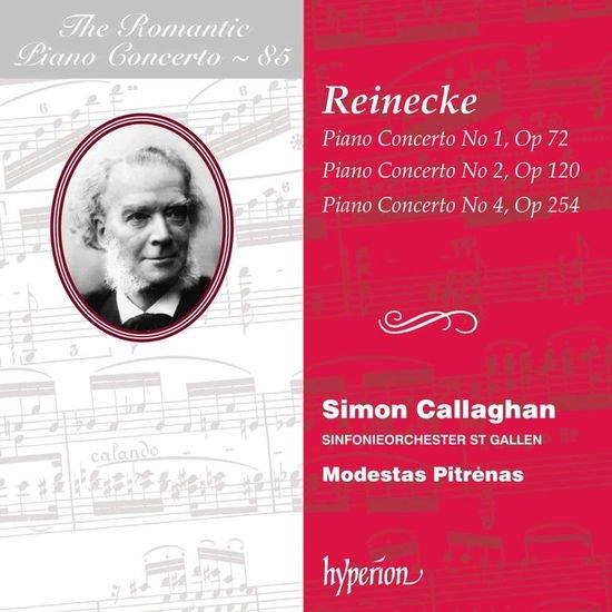 Simon Callaghan / Modestas Pitrenas: Sinfonieorchester St Gallen - Reinecke: Piano Concertos 1CD