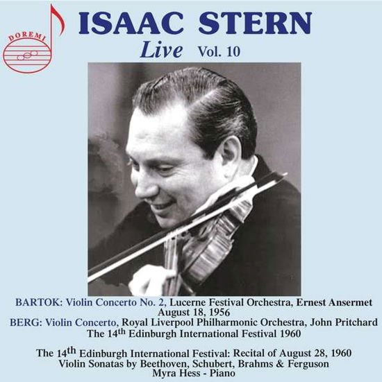 Stern / Hess - Bartok / Berg / Brahms / Schubert / Ferguson / Beethoven: Isaac Stern / Live / Vol. 10 2CD