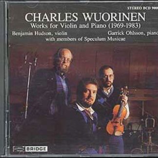 BENJAMIN HUDSON WORKS FOR VIOLIN AND PIANO - C CD