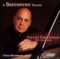 Beethoven / Rosenbaum - Last Piano Sonatas 1CD