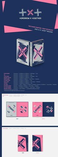 Tomorrow X Together - The Chaos Chapter: Fight Or Escape: Escape (Ver) 1CD