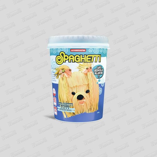 LE SSERAFIM - 1ST SINGLE ALBUM 'SPAGHETTI' [STRESS BALL VER.] 1-CD