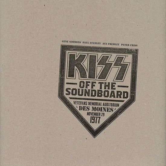 Kiss - Off The Soundboard: Des Moines - November 29. 1977 1CD