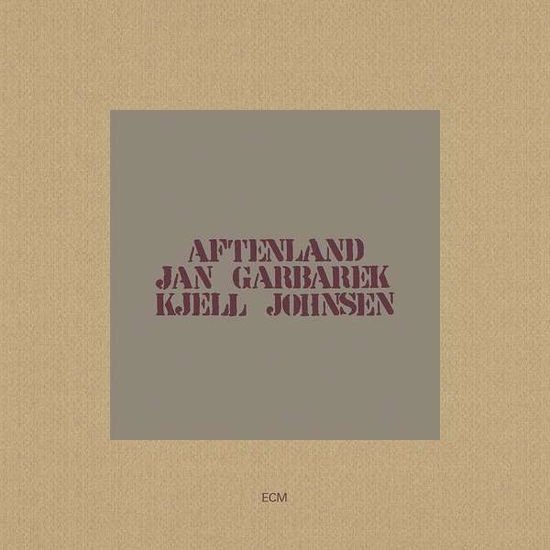 JAN GARBAREK & KJELL JOHNSEN AFTENLAND CD