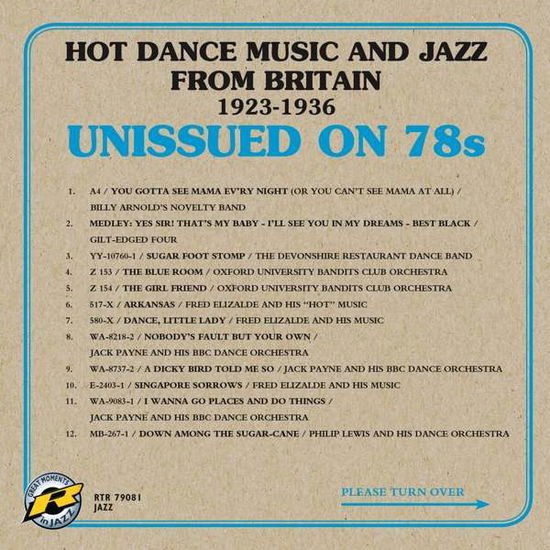 Arnold,billy Novelty Band / Gilt-edged Four - Hot Dance Music & Jazz from Britain 1923-1936 1CD