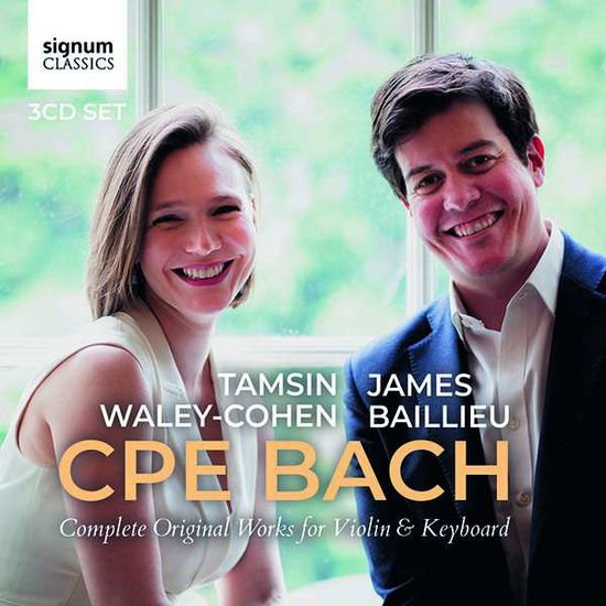 Tamsin & James Baillieu Waley-Cohen - C.p.e. Bach: Complete Works for Violin and Keyboard 3CD