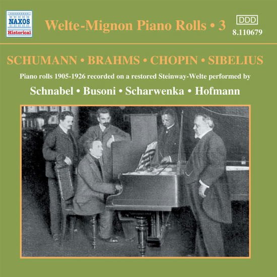 Welte-mignon Piano Rolls 3 / Various - Welte-mignon Piano Rolls 3 / Various 1CD