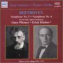 PFITZNERKLEIBER BEETHOVEN SYMPHONIES 2 & 4 CD