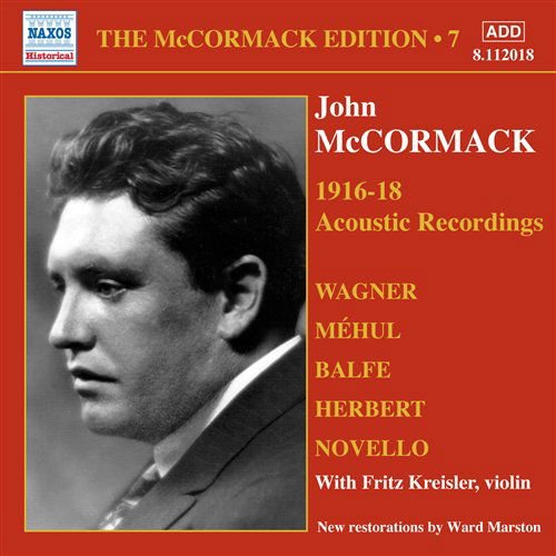 Mccormack; Kreisler - V 7: John Mccormack 1916-18 Ac 1CD