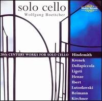 Hindemith / Krenek / Ligeti / Boettcher - 20th Century Works for Solo Cello 1CD