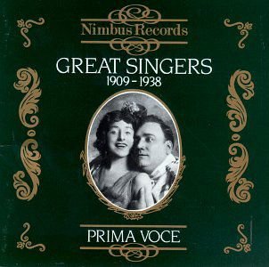 Great Singers 1909-1938 / Various - Great Singers 1909-1938 / Various 1CD