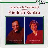 Friedrich / Westenholz / Christiansen Kuhlau - Variations & Divertimenti 1 1CD