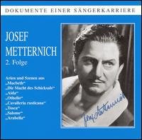 Josef Metternich - Josef Metternich, Vol. 2 Preiser Klassisk 1CD