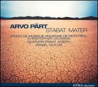 Part / Jackson / Taylor / Quatuor Franz Joseph - Stabat Mater 1CD