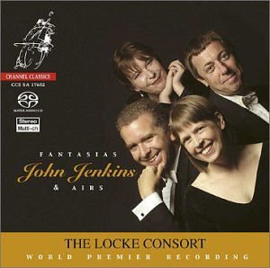 THE LOCKE CONSORT JOHN JENKINS - FANTASIAS & AIR CD