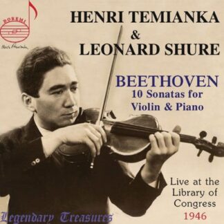 Beethoven / Shure / Temianka - 10 Sonatas for Violin & Piano 3CD