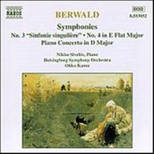 Berwald / Kamu / Sivelov / Helsingborg Sym Orch - Symphonies Nos. 3 & 4 - Piano 1CD