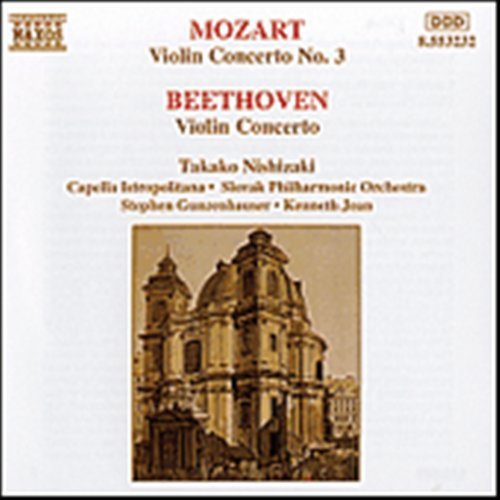 Mozart / Beethoven / Nishizaki / Gunzenhauser - Violin Concerto 3 / Violin Concerto 1CD
