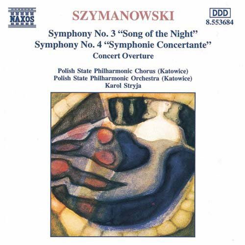Szymanowski / Stryja / Polish State Philharmonic - Symphony 3 & 4 1CD