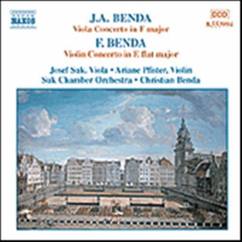 Sukpfisterbenda - Bendaviola Violin Concs 1CD