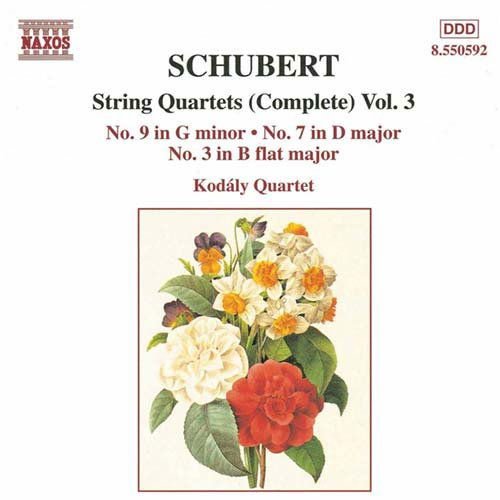 Schubert / Cummings / Ichise - String Quartets 3 1CD